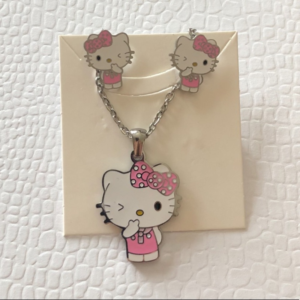 Hello Kitty Jewelry Set NEW